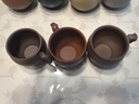 藏壺天下宜興純手工精品梅報春品茗小口茶杯原礦精致一人飲小號帶把主人杯 茄皮紫泥 曬單實拍圖