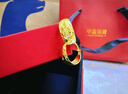中鑫珠寶黃金媽媽耳環(huán)女足金999.9車花耳圈送長輩金耳釘生日女神節(jié)禮物 【現(xiàn)貨】4.87g 曬單實拍圖