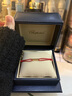 蕭邦（Chopard）明星同款手繩18K玫瑰金鴻運小冰塊紅繩本命年情人節禮物官方正品 18k玫瑰金紅繩 曬單實(shí)拍圖