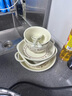 鉑吶苓奶油風(fēng)碗碟套裝餐具釉下彩卡通家用陶瓷飯碗盤(pán)子碗筷組合喬遷送禮 幸運(yùn)熊七件套 曬單實(shí)拍圖