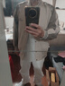 LAXSESU美式棒球服男士秋季2025新款韓版潮牌復(fù)古寬松休閑夾克外套百搭 H3613杏咖色 L 曬單實(shí)拍圖