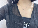 法蔻（farcoko）項鏈女土星銀鎖骨鏈星球吊墜簡(jiǎn)約生日禮物送女友老婆 土星鎖骨鏈 通體S925+5A鋯鉆石 曬單實(shí)拍圖
