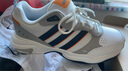 adidas阿迪達(dá)斯男鞋春夏季新款運(yùn)動(dòng)鞋復(fù)古休閑老爹鞋輕便緩震跑步鞋子男 白灰黑黃GX0670 43 曬單實(shí)拍圖