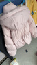茵曼（INMAN）2025冬季女裝新款三防保暖90鴨絨連帽泡芙輕短羽絨服面包服外套 粉紅色（短款） -18448018H1 S 154-160cm/91-100斤 曬單實(shí)拍圖