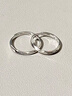 妙奕嘉情侶戒指女男莫比烏斯對戒情人節(jié)禮物結(jié)婚訂婚求婚道具戒指活口 莫比烏斯對戒【男款+女款】 曬單實拍圖