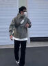 舉風(fēng)GATL美式飛行夾克男春季cleanfit短款工裝外套潮牌痞帥立領(lǐng)棒球服 黑色常規(guī) XL 曬單實(shí)拍圖