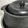 朱慶平朱氏砂器 四川雅安滎經(jīng)黑砂鍋傳統家用無(wú)釉沙鍋老式 5升4-6人適用 5L 曬單實(shí)拍圖