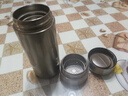 瑞飄茶水分離泡茶杯不銹鋼保溫杯男女士可愛(ài)迷你便攜喝茶水杯 鋼本色316帶杯套杯刷 400ml 曬單實(shí)拍圖
