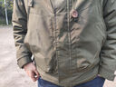 JEEP SPIRIT吉普夾克外套男秋冬季男生工裝三防美式潮牌男士風(fēng)衣男裝 61039軍綠【棉衣款】 XL 曬單實(shí)拍圖