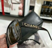 香奈兒（Chanel）黑色大方框 金色字母logo 醋酸鹽 方形 太陽眼鏡節(jié)日送禮 CH5408-C622S4-56 曬單實(shí)拍圖