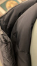 森馬（Semir）森馬羽絨服女短款立領(lǐng)撞色三防保暖通勤外套24冬新款109724113012 曬單實(shí)拍圖