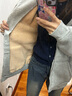 班尼路（Baleno）短款連帽開(kāi)衫衛衣外套女2025年秋冬季新款加絨加厚保暖小個(gè)子帽衫 曬單實(shí)拍圖