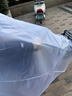 唯悠集自行車(chē)雨衣成人雙帽檐單車(chē)專(zhuān)用騎行雨披防暴雨學(xué)生山地車(chē)透明雨衣 磨砂白【自行車(chē)專(zhuān)用】 曬單實(shí)拍圖