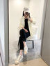NINE WEST/玖熙平底德訓鞋女平底時(shí)尚休閑鞋 NR510901CK 淺金/杏38 曬單實(shí)拍圖