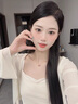 法蔻（farcoko）品牌18k玫瑰彩金項(xiàng)鏈女雙環(huán)高級鎖骨鏈情人節(jié)生日禮物送女友老婆 18K彩金環(huán)環(huán)相扣 -附帶證書【精美高檔禮盒】 曬單實(shí)拍圖
