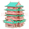 玩控 3d木質拼插立體拼圖中國傳統(tǒng)古代建筑拼裝房子木制模型手工diy 滕王閣 曬單實拍圖