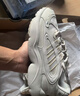 adidas OZMILLEN親子款輕盈百搭老爹鞋男女阿迪達(dá)斯官方三葉草 淺灰綠 41 曬單實拍圖