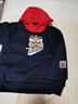 童泰嬰兒衛(wèi)衣春秋加厚連帽衣服兒童外出上衣T34Q433N-DS 深藍(lán) 110cm  曬單實(shí)拍圖