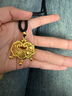 金宙福字鎖包金包銀999足金包足銀平安鎖長(cháng)命鎖金鎖網(wǎng)紅爆款送女友禮 福字鎖包【瓜子扣+黑繩】 包金3克 曬單實(shí)拍圖