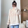米婭琳 產(chǎn)后哺乳衣外出服春秋季長袖上衣喂奶衣寬松大碼春裝哺乳期衛(wèi)衣 卡其色（春秋款） L（適合90-120斤） 曬單實拍圖