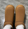 名創(chuàng)優(yōu)品（MINISO）厚底雪地靴女冬季加絨加厚2024新款防滑防水零下保暖東北棉鞋外穿 棕色【厚底加絨雪地靴】 40 (250mm) 【適合39碼】 曬單實拍圖