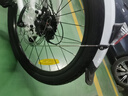 XLHBIKE20寸折疊自行車擋泥板Sp8全包加寬擋泥板S18泥瓦16寸泥除D8擋雨板 20寸碟剎白色帶反光板 曬單實拍圖
