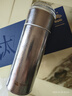 特美刻（TOMIC）純鈦保溫杯男士茶水分離泡茶杯便攜車載辦公室商務(wù)禮物端午節(jié)禮物 結(jié)晶本【內(nèi)外純鈦】350ml 曬單實(shí)拍圖