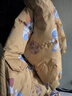 鴨鴨兒童羽絨服男童2024新款寶寶連帽加厚保暖男孩小童冬裝外套YD 姜黃色 110 曬單實拍圖