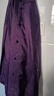 廉豐長(cháng)袖圍裙罩衣大人廚房家用做飯時(shí)尚防水防油女外套薄款工作服春秋 紫色2XL(110-130斤) 曬單實(shí)拍圖