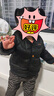可可鴨（QQ DUCK）童裝兒童羽絨服男童保暖外套女童內膽冬季衣服波浪無(wú)領(lǐng)黑色；110 曬單實(shí)拍圖