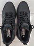 斯凱奇（Skechers）男士秋季戶(hù)外鞋舒適耐磨防滑徒步鞋輕便運動(dòng)鞋減震透氣 黑色/炭灰色/BKCC 41 曬單實(shí)拍圖