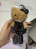 三麗鷗（SANRIO）NIC長(cháng)腿黑皮珍珠HelloKitty愛(ài)心扣 趙露思同款 毛絨玩具生日禮物 曬單實(shí)拍圖