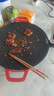 麥舒特德國電燒烤爐家用室內(nèi)無煙煎烤兩用二合一大功率室內(nèi)無煙烤肉機烤串機多功能電烤鍋可拆洗電烤盤爐 黑色麥飯石烤肉盤36CM適用2-8人 曬單實拍圖