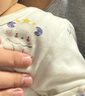 繽麗貓新生兒無骨純棉四季簡約套裝嬰兒衣服分體二件套裝男女寶寶童裝 肩扣套裝-月亮小熊 110 曬單實拍圖