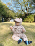湯尼倍兒嬰兒帽子春秋款新生兒防風(fēng)囟門(mén)帽系帶外出可愛(ài)寶寶套頭護(hù)耳帽 淺咖色/0-6個(gè)月 根據(jù)寶寶頭圍選擇 曬單實(shí)拍圖