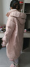 雪中飛羽絨服女長(cháng)款寬松休閑狐貍毛領(lǐng)簡(jiǎn)約氣質(zhì)外套3386 粉色 M 曬單實(shí)拍圖