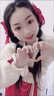 素優(yōu)米（SUYOUMI）/過(guò)年套裝裙一整套寬松紅色本命年毛衣百褶短裙兩件套 杏色毛衣+紅色短裙套裝 L 【建議 105-115斤】 曬單實(shí)拍圖