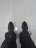 牧末（MUMO）品牌運動厚底老爹鞋男增高男鞋軟底鞋子男百搭休閑皮鞋男 黑色 39 標準皮鞋尺碼 曬單實拍圖