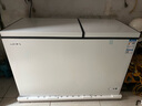 新飛（frestec）220/288升家用商用臥式冰柜 冷凍轉(zhuǎn)換兩用冷柜臥式冰箱大冷凍頂開門雙溫雙箱大冷凍力新飛冷柜 BCD-298KAT 298L 一級(jí)能效|減霜技術(shù) 曬單實(shí)拍圖