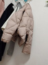 絲柏舍短款羽絨服2025秋冬新款女裝淑女氣質(zhì)寬松長(cháng)袖復古保暖外套 粉色 XL 曬單實(shí)拍圖