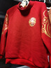 Classic Teddy精典泰迪兒童衛(wèi)衣男女童加絨冬裝中童新中式國(guó)風(fēng)拜年服 大紅 110  曬單實(shí)拍圖