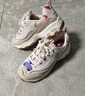 斯凱奇（Skechers）星空熊丨女子老爹鞋熊貓鞋女鞋緩震舒適時(shí)尚百搭學(xué)院風(fēng)休閑運(yùn)動(dòng)鞋 自然色/多彩色/NMLT 36.5 曬單實(shí)拍圖