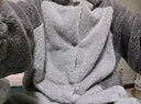 貓人睡袍男士睡衣男冬【珊瑚絨加厚】保暖卡通連帽家居服男咖啡色3XL 曬單實(shí)拍圖