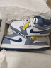 耐克（NIKE）籃球鞋男AJ喬1JORDAN 1運動鞋553558-414海軍藍45 曬單實拍圖