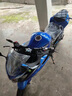 GISAEV全新小忍者雙缸燃油400cc機車(chē)地平線(xiàn)跑車(chē)H2公路趴賽R3摩托車(chē)水冷 藍色 單缸200cc 曬單實(shí)拍圖