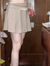 范斯蒂克（vansydical）運動(dòng)短褲女夏季練冰絲跑步防走光寬松高腰顯瘦瑜伽網(wǎng)球裙褲褲 淺棕茶色 FBF2304702 L (女款建議：105-120斤) 曬單實(shí)拍圖