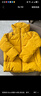 迪桑特（DESCENTE）男士 光熱轉能 保暖 短款連帽 面包服 羽絨服 MU-MUSTARD L (175/96A) 曬單實(shí)拍圖