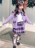 G.DUCKKIDS童裝女童秋裝套裝裙兒童衣服女寶寶春秋季庫(kù)洛米開(kāi)衫jk裙三件套 庫(kù)洛米刺繡開(kāi)衫 130尺碼7~8歲【120-130cm】 曬單實(shí)拍圖