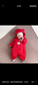 迪士尼嬰幼兒羽絨棉服連體新生兒衣服男女寶寶加厚保暖外出服抱衣 紅色 80 cm(建議4-9個(gè)月) 曬單實(shí)拍圖