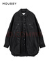 moussy 女裝新款街頭風皮衣外套女028HSZ30-0531 020黑色 均碼 曬單實拍圖